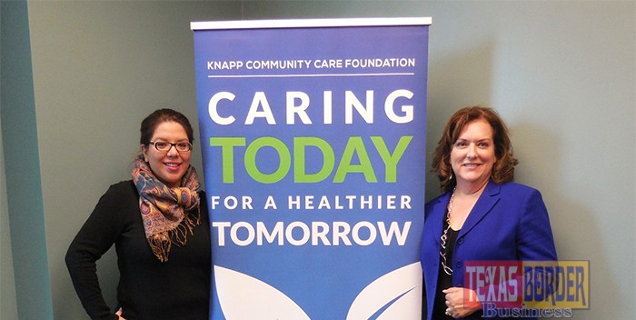 The Knapp Community Care Foundation and the Weslaco Chamber of Commerce will be hosting an After Hours Mixer and Open House on Thursday, February 26. Pictured L-R: Laura Espinoza, Marketing Director, Weslaco Chamber of Commerce and Bonnie Gonzalez, Executive Director, Knapp Community Care Foundation.