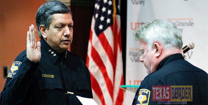 "One of the things I want to build on is to be able to get to the point of where we're promoting from within and we're developing the personnel as they come in to become the future leaders of the police department and the Rio Grande Valley," he said.