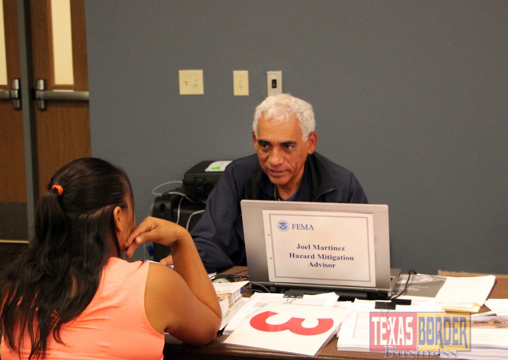 FEMA advisors, along with state and county agencies are helping Rio Grande Valley residents affected by flooding after recent heavy rains. The disaster relief collaboration is being held at The University of Texas-Pan American CESS building at Freddy Gonzalez Drive and U.S. 281 in Edinburg. 