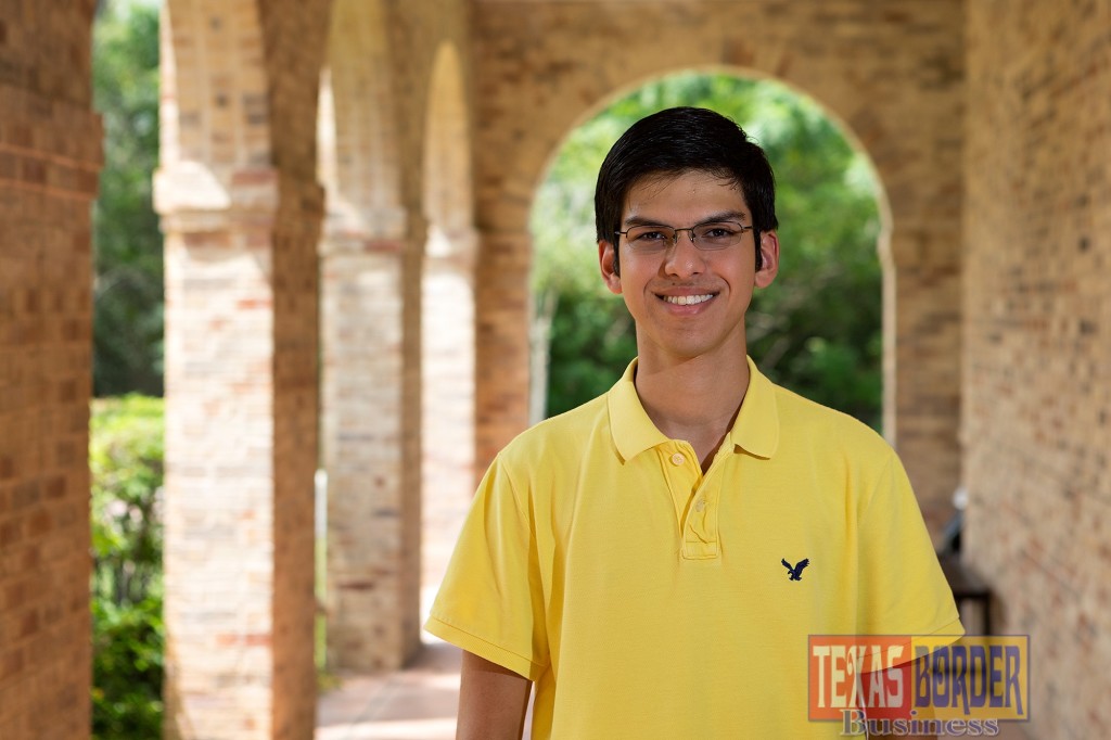 UTRGV student and Blackboard MVP Eric Silva on Friday, Aug. 21, 2015 at the Main Building in Brownsville, Texas. UTRGV photo by Paul Chouy